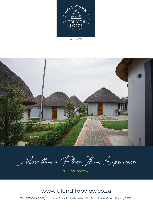 Ulundi TopView Lodge Accommodation Catalogue